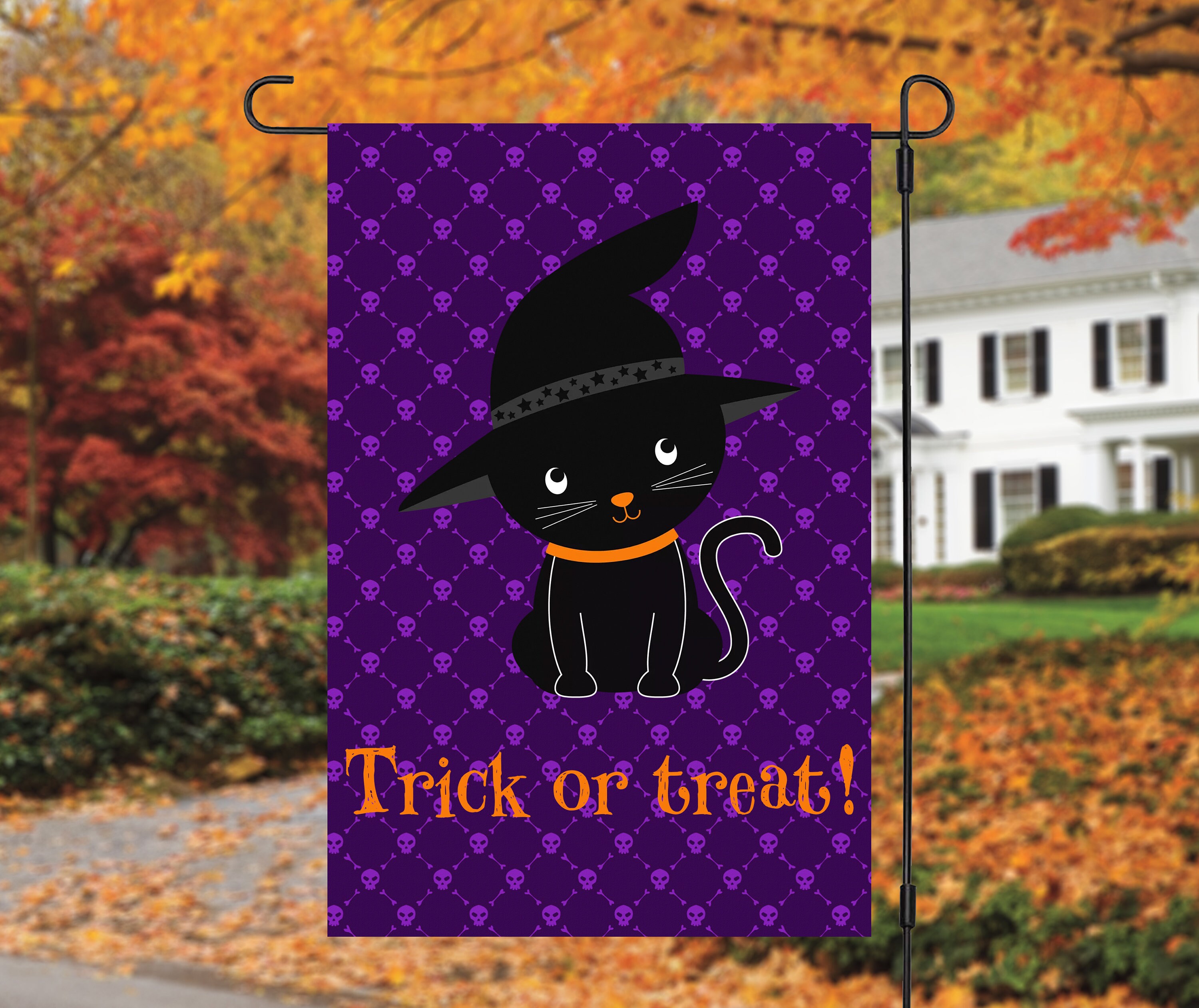 Halloween Garden Flag , Halloween Sublimation