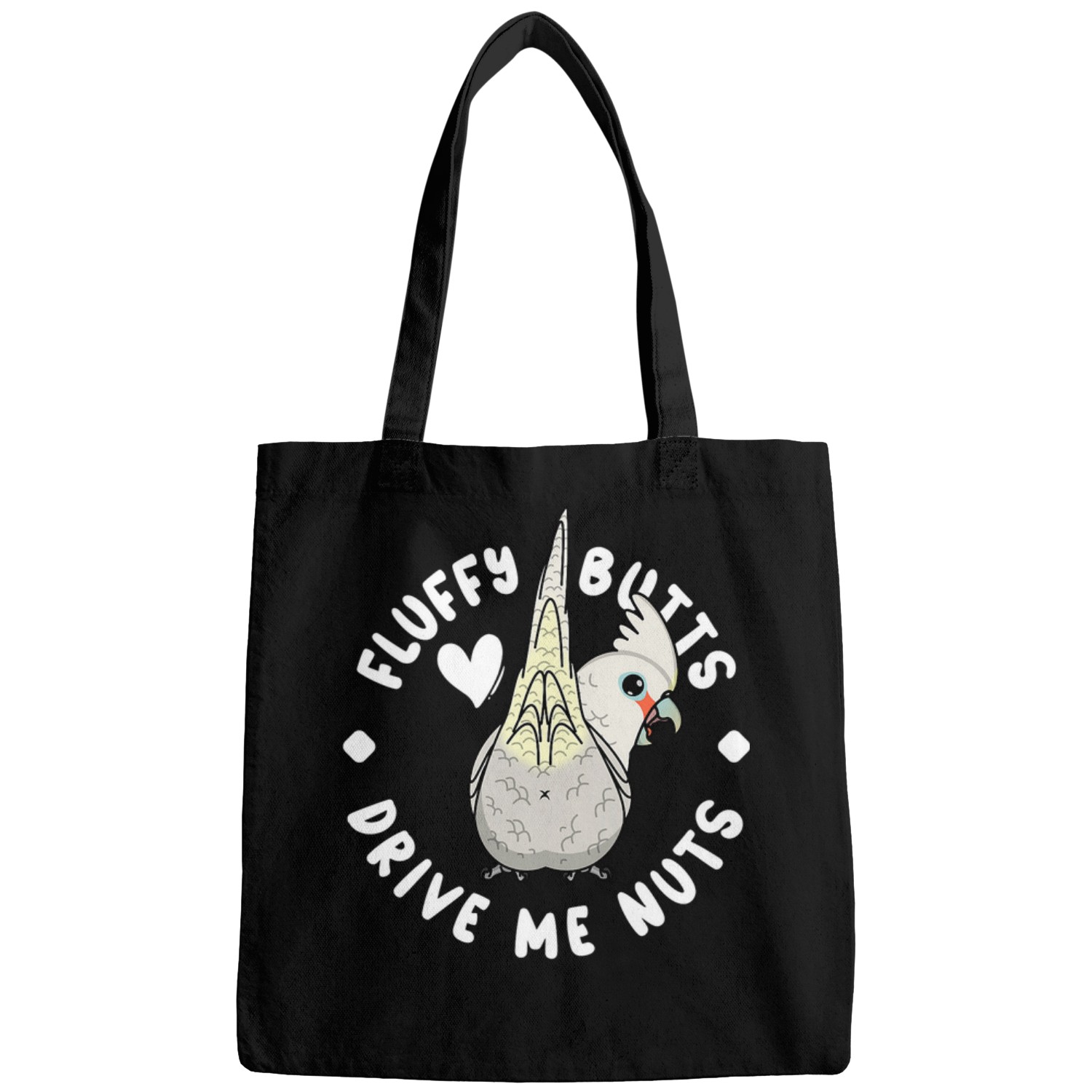 Fluffy Parrot Butts Drive Me Nuts I Goffins Cockatoo Bags