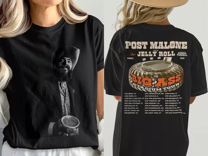 Post Malone, Kids Post Malone Shirt, Post Malone Tour, Big Ass Stadium 2025 Tour