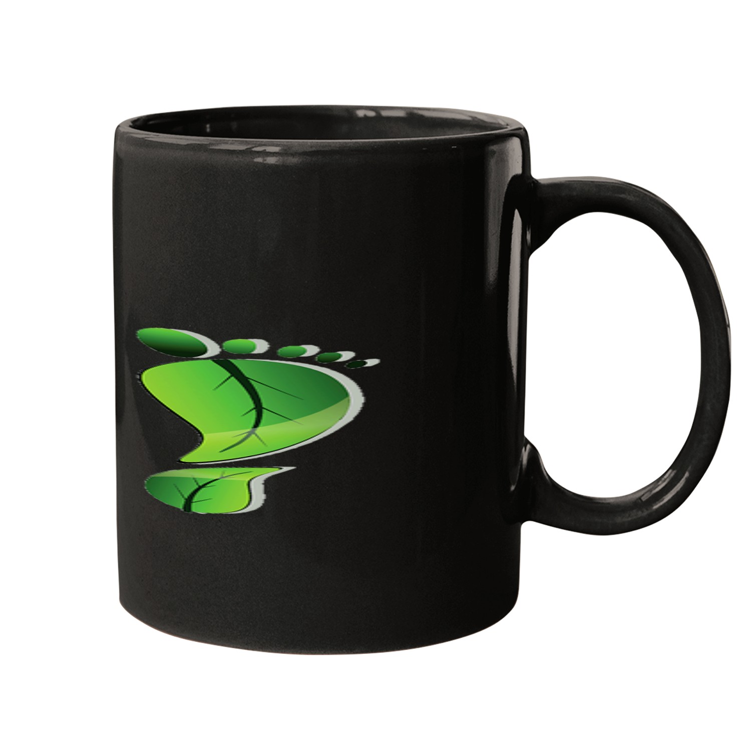 Environmental Leaf Footprints Mugs