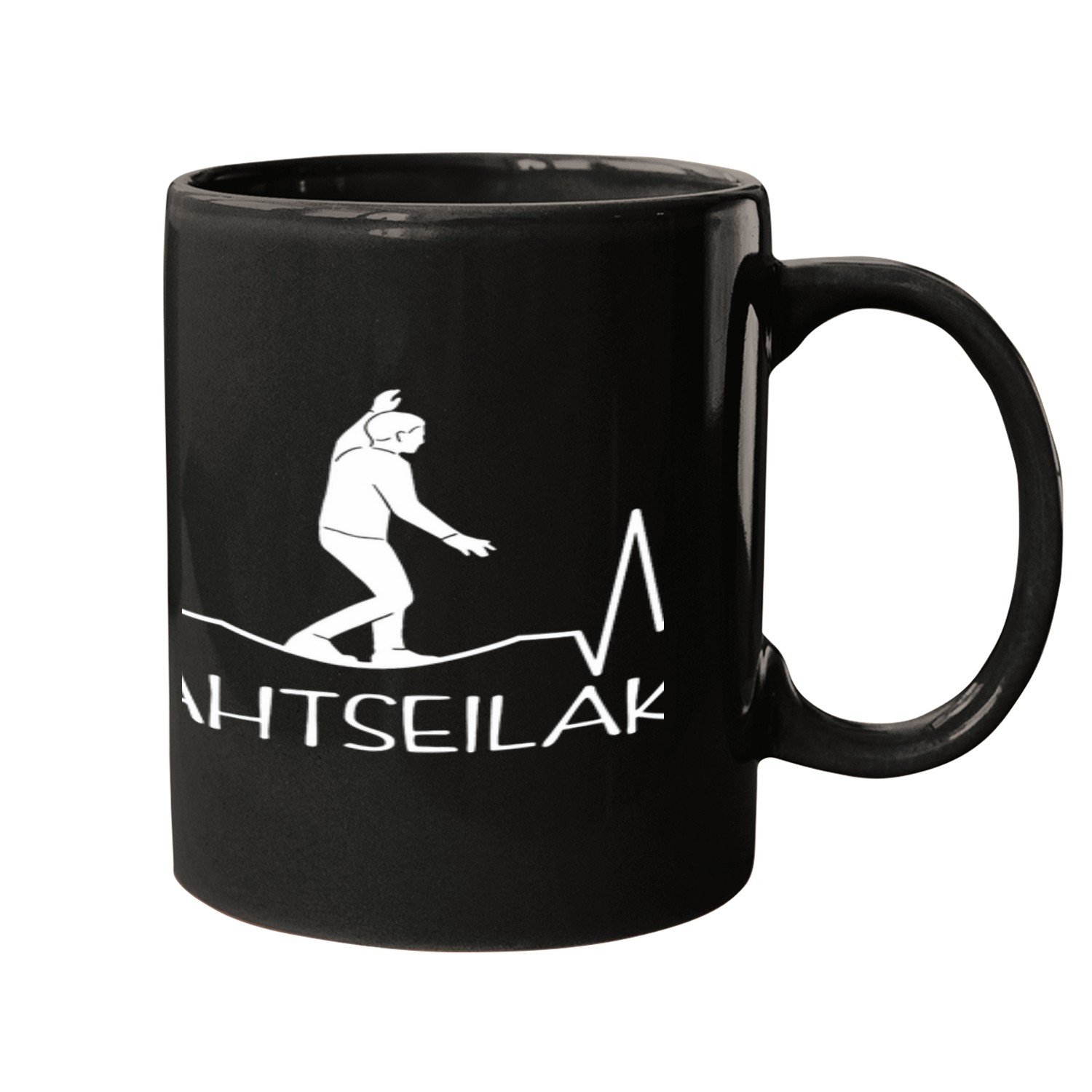 Heartbeat Wire Rope Dancer Circus Artist Mugs