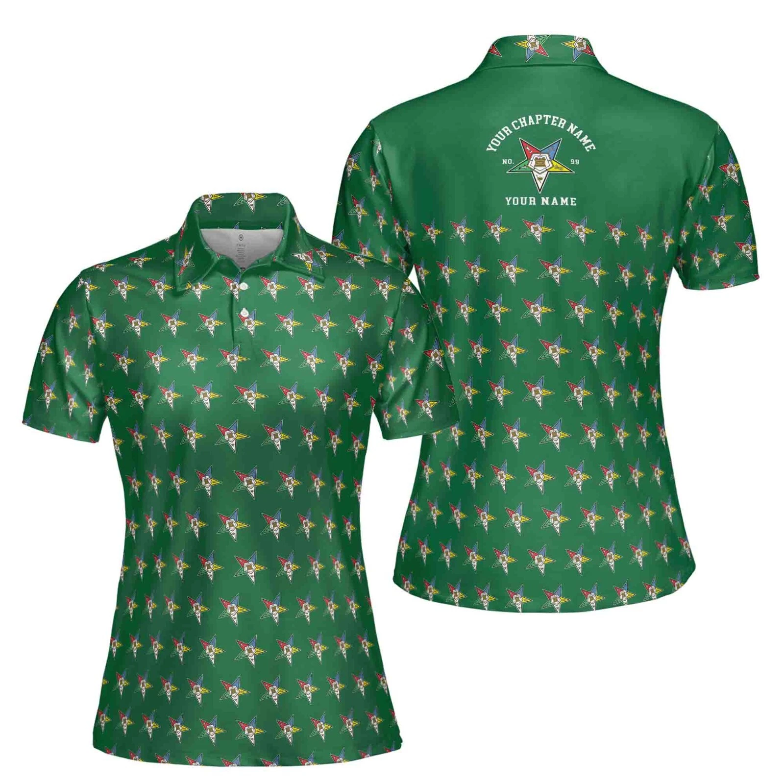 Women's Custom Multi-Color Polo Shirt