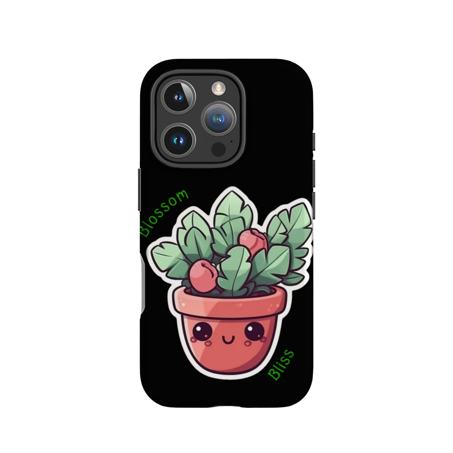 Cute cartoon potted plant IPhone Cases