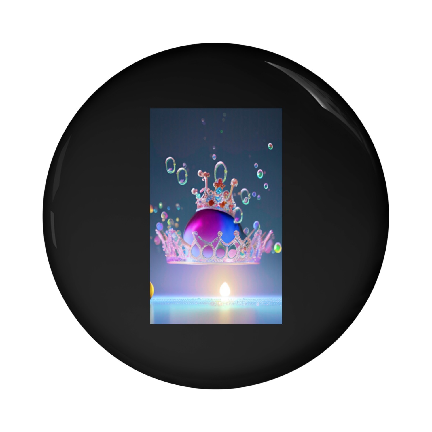 Floating Desire for Royalty Pin Buttons