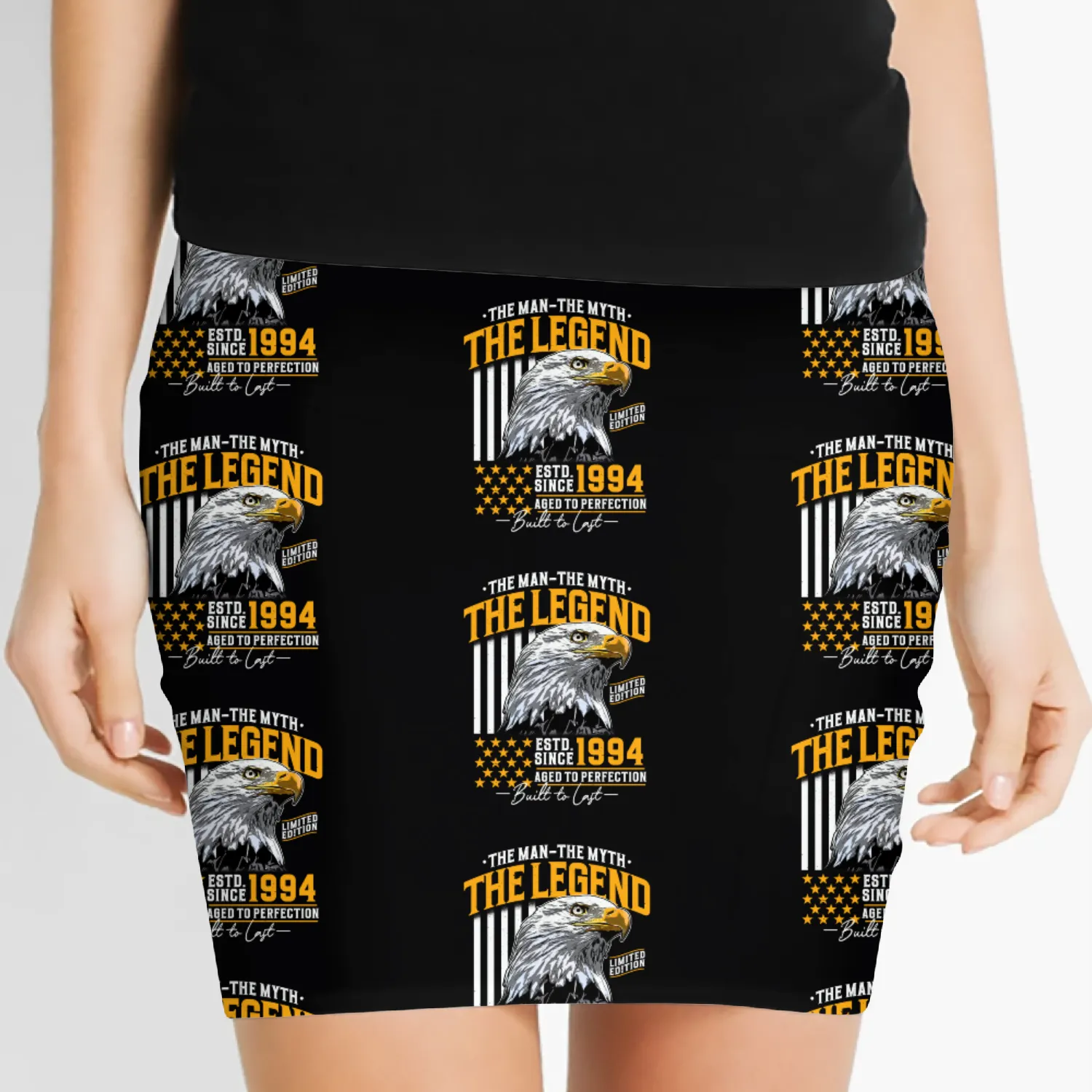 Born 1994 Man Myth Legend 30th birthday Women's Mini Skirts
