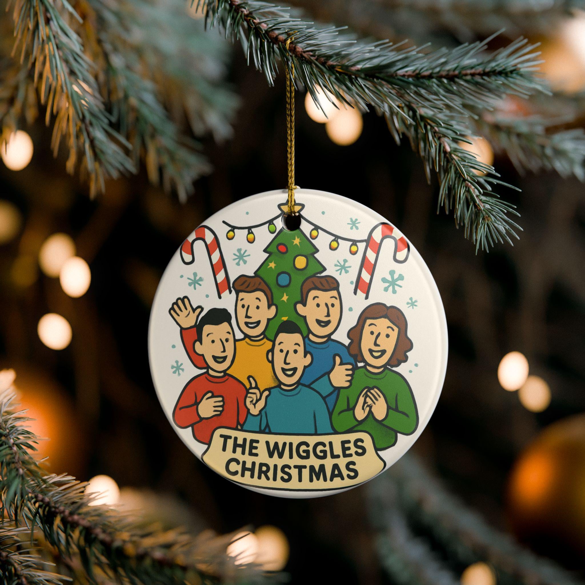 The Wiggles Christmas Ornament | Ceramic Holiday Decoration