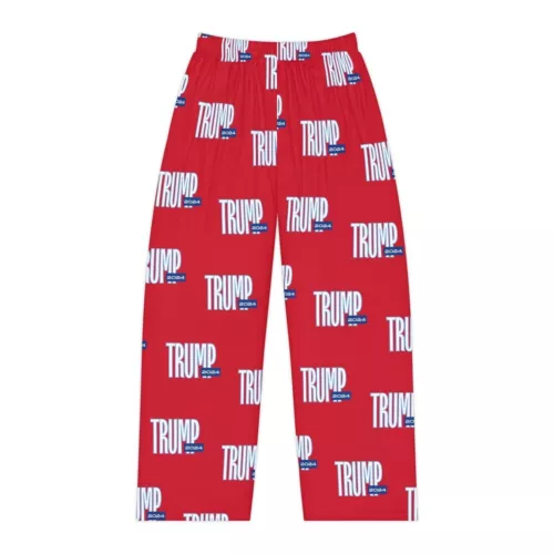 MAGA Trump Pajama Pants, Trump Won Cozy Pants, Sleepwear Xmas Gift
