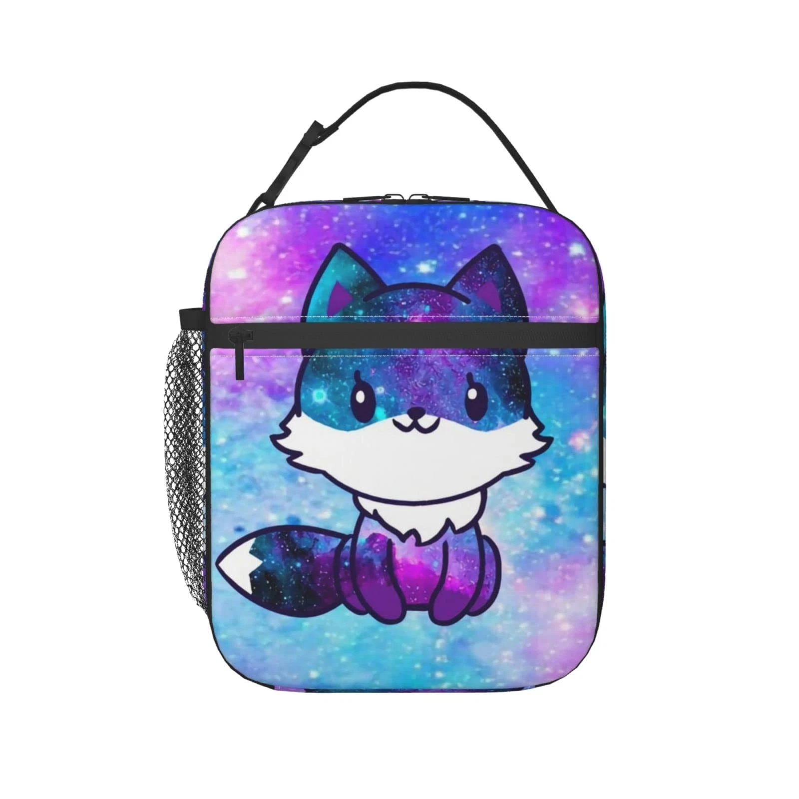 Galaxy Fox Lunch Bag for Kids Boys Girls