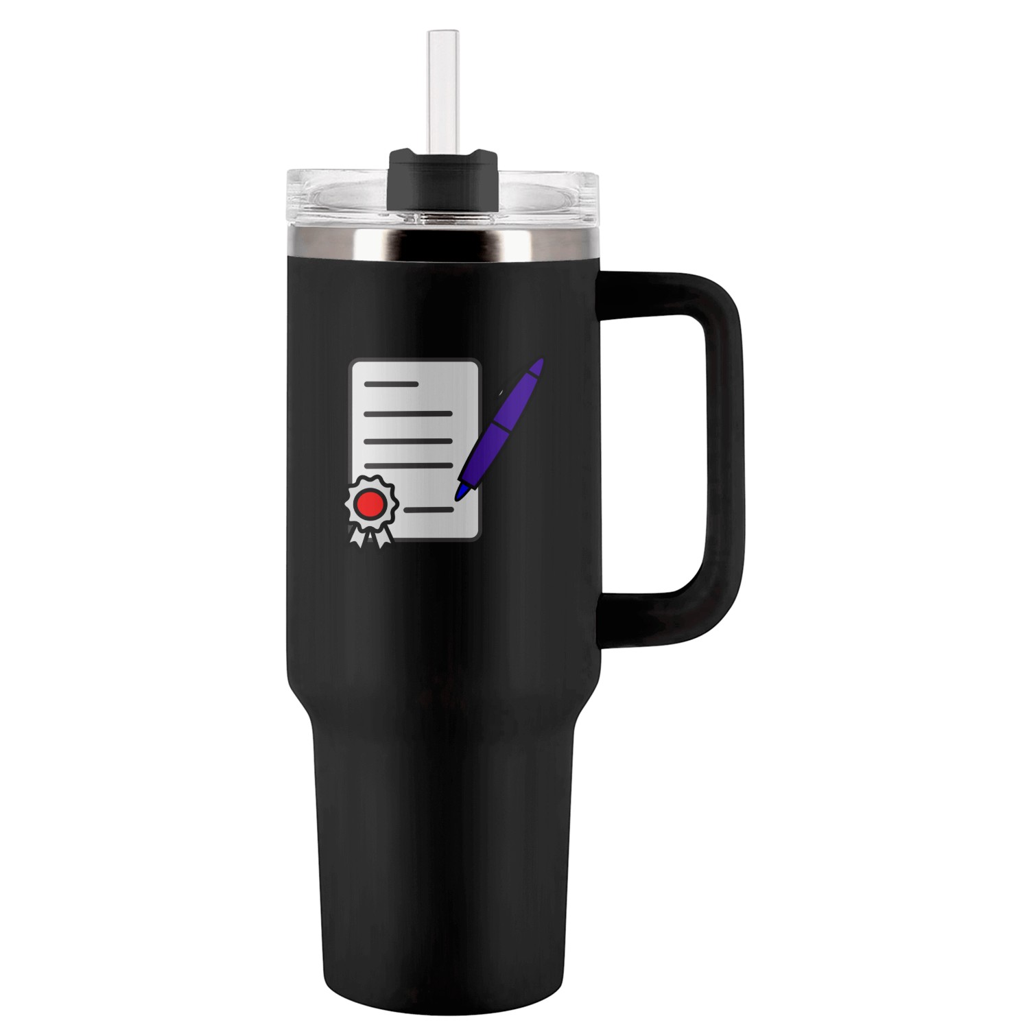 Sign contract Tumblers 40 Oz With Handle