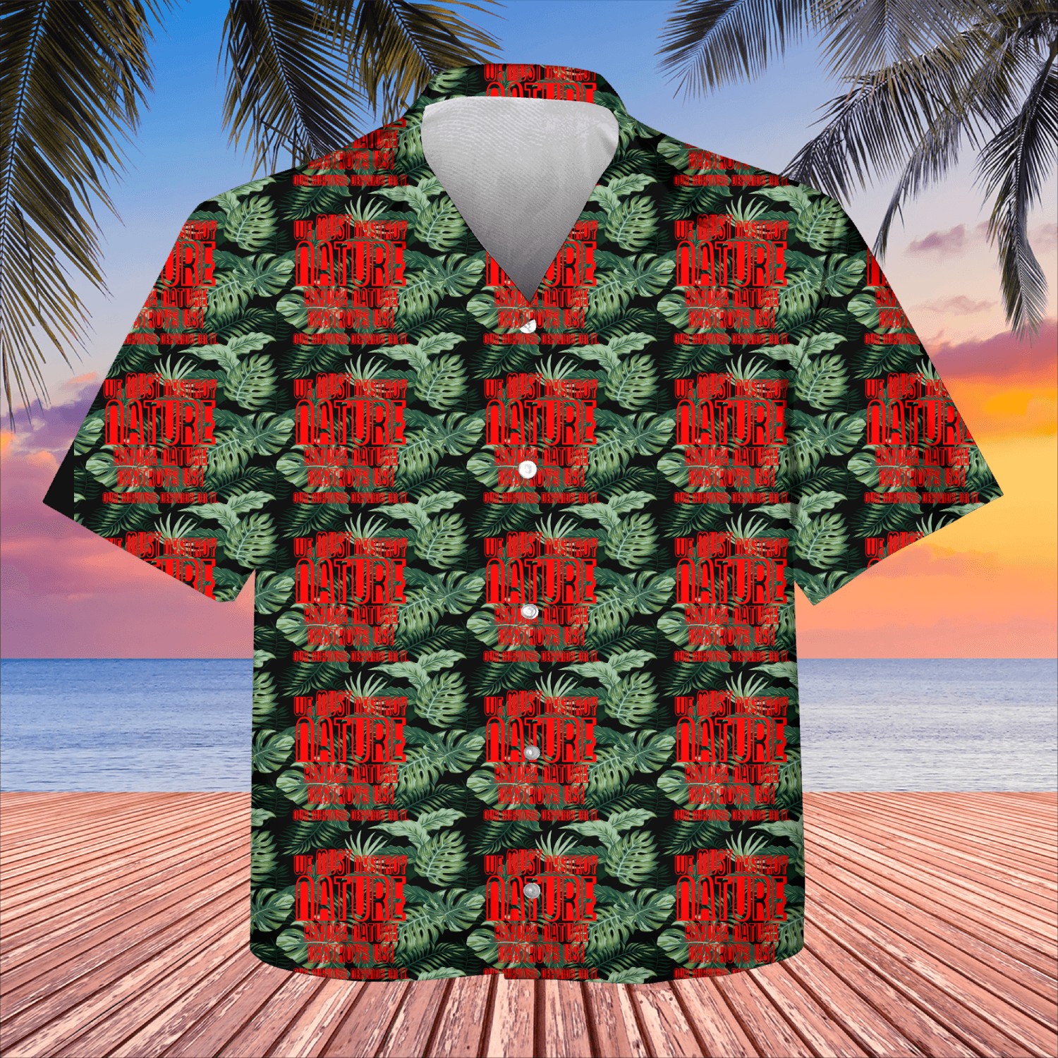 Destroy Nature Kids Hawaiians