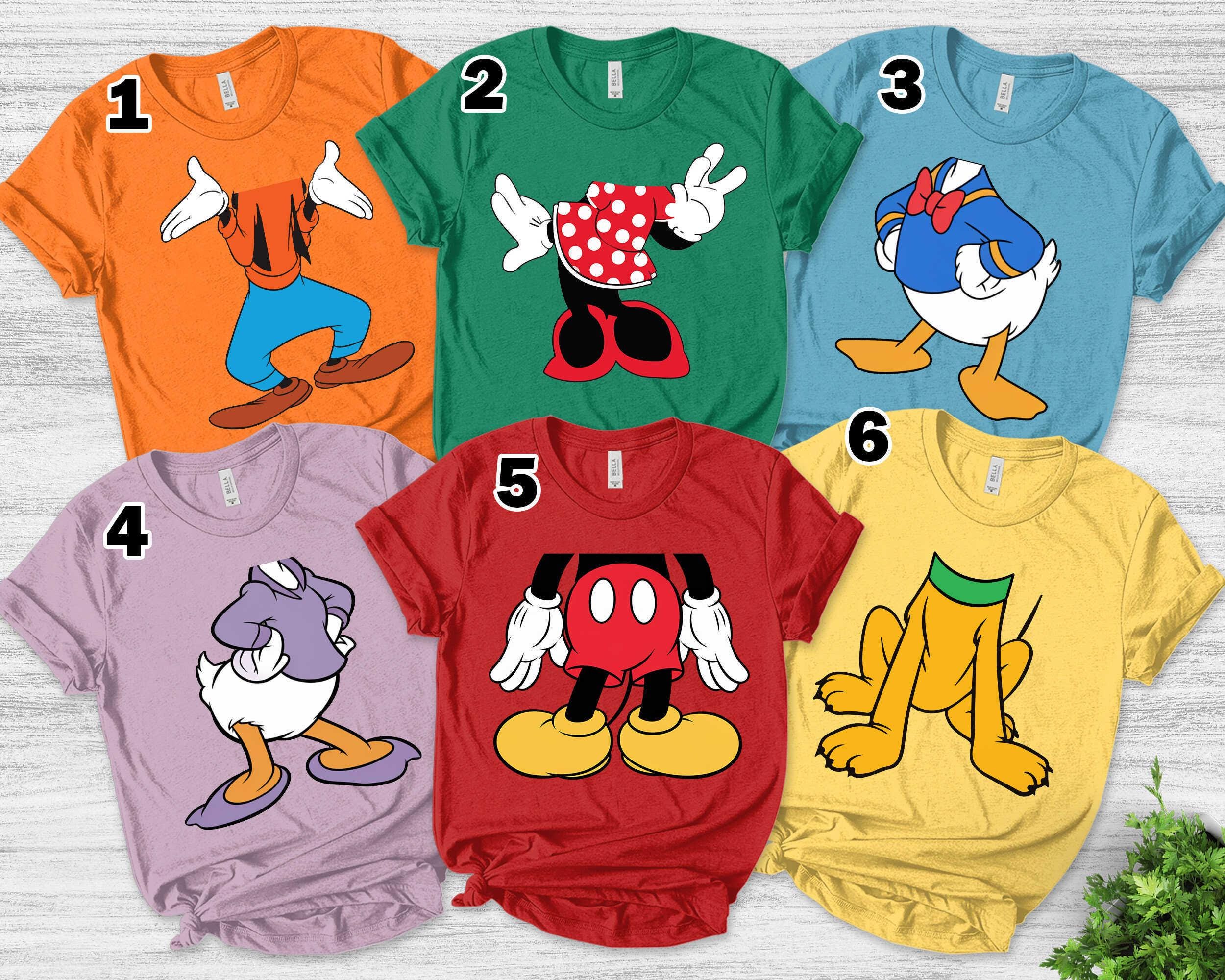 Matching Mouse And Friends Character Costume Shirt, Family Halloween Costume, Family Group Costume, Halloween Party Shirt