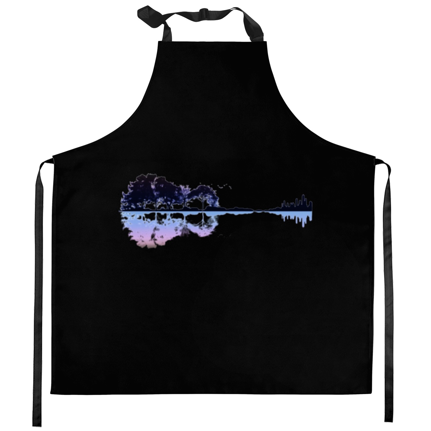 Nature Guitar Kitchen Aprons