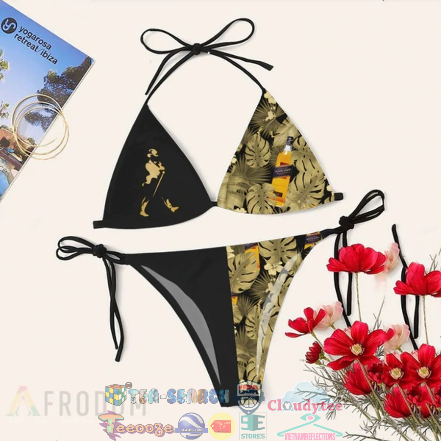 Johnnie Walker Whiskey Tropical Bikini Set Swimsuit Jumpsuit Beach