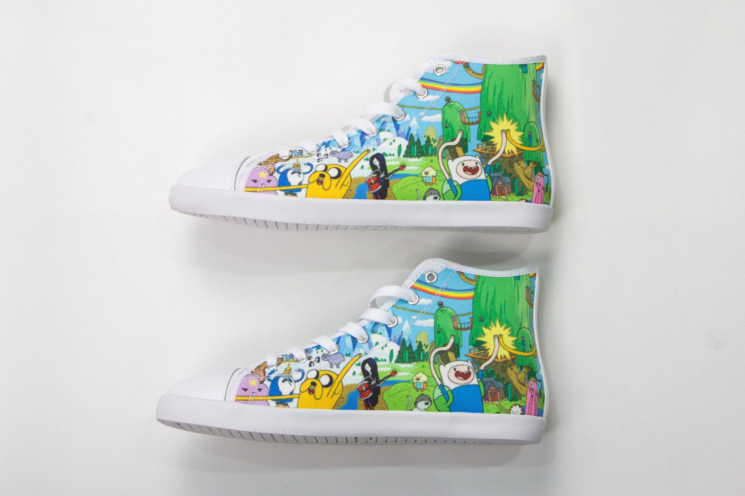 Adventure Time Shoes, Adventure Time Men's High Top Sneakers