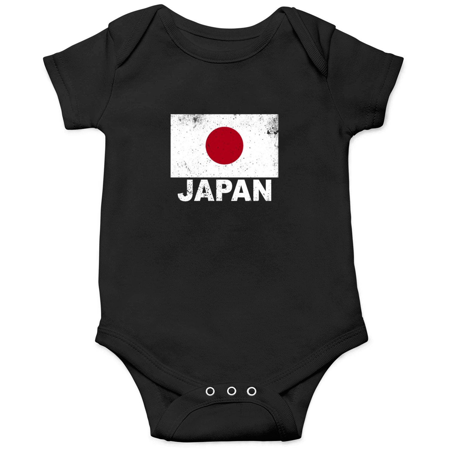 Japan Flag Vintage Japanese Origin Nationality Tra Onesies