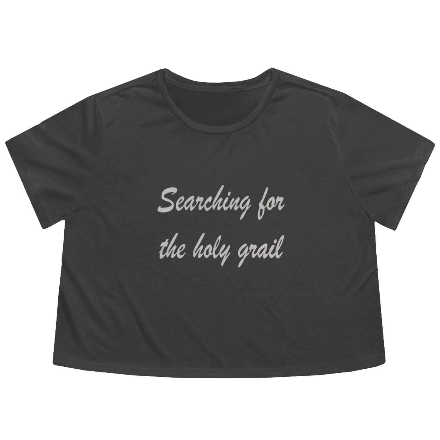 Searching for the holy grail Flowy Cropped Tees