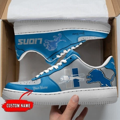 Detroit Football Team Lionss Air Force Shoes Men Women Sneaker