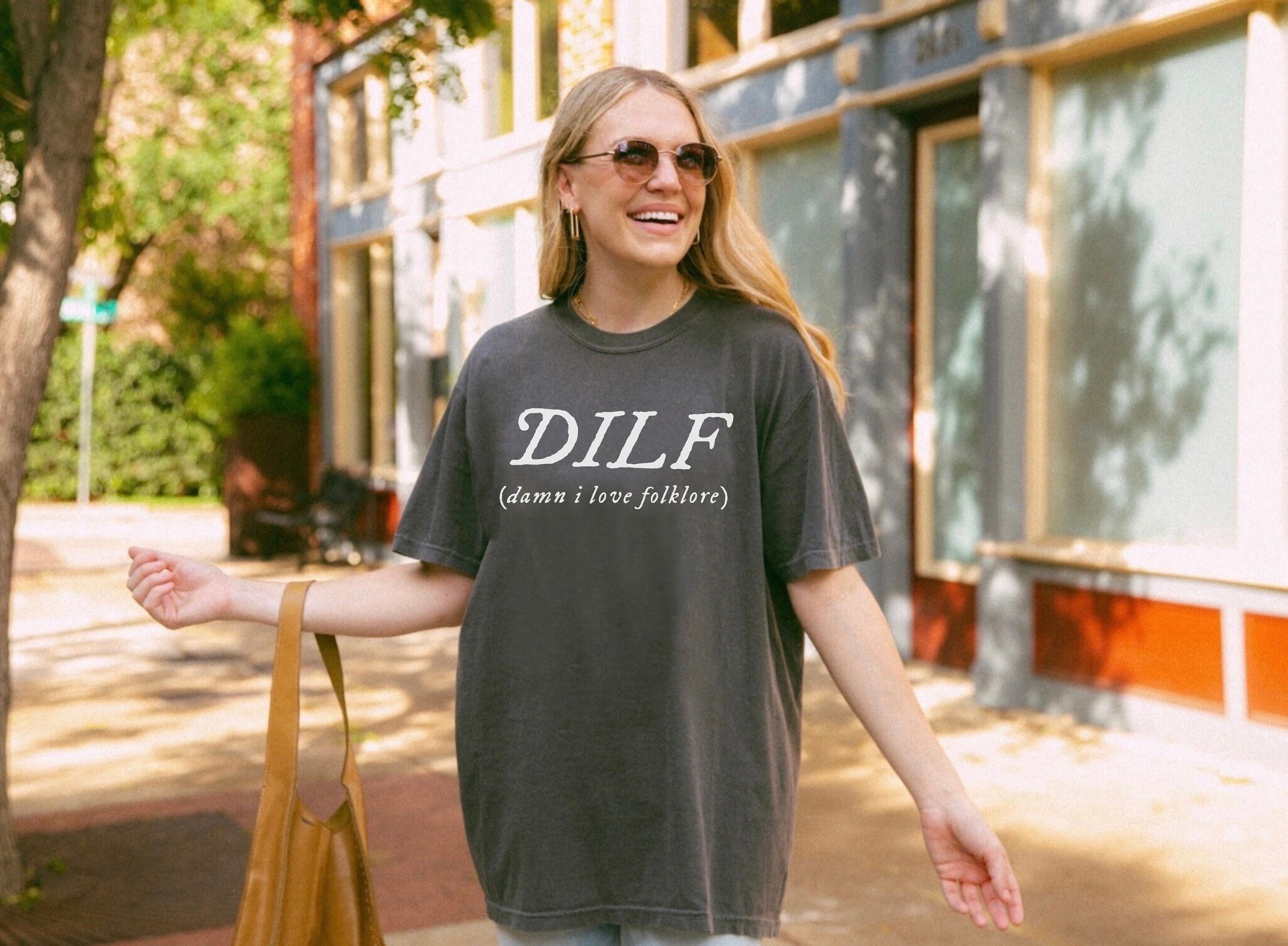 DILF Damn I Love Folklore Shirt, Folklore Era T-Shirt