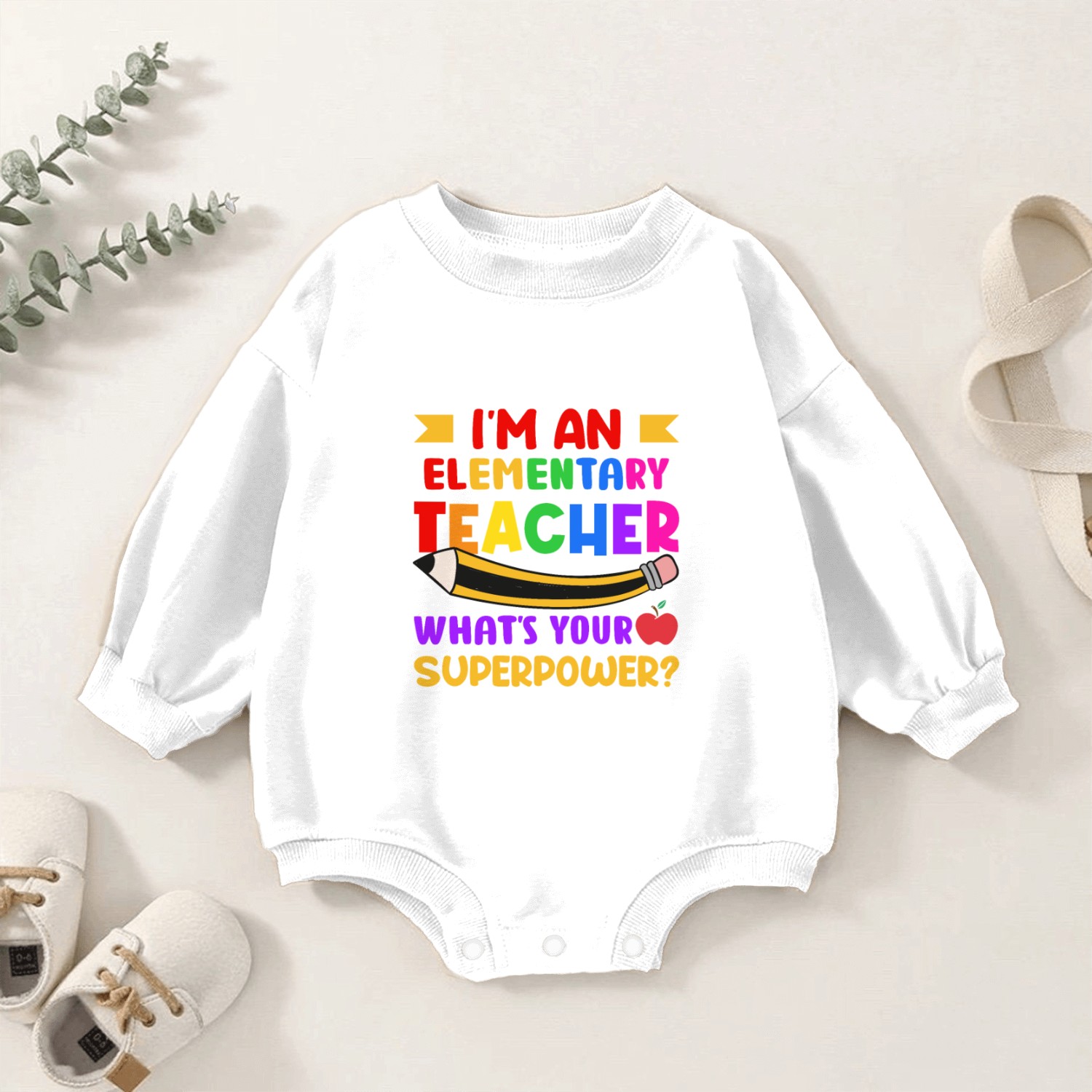 Amzad Elementary School 7 Baby Romper Sweatshirts