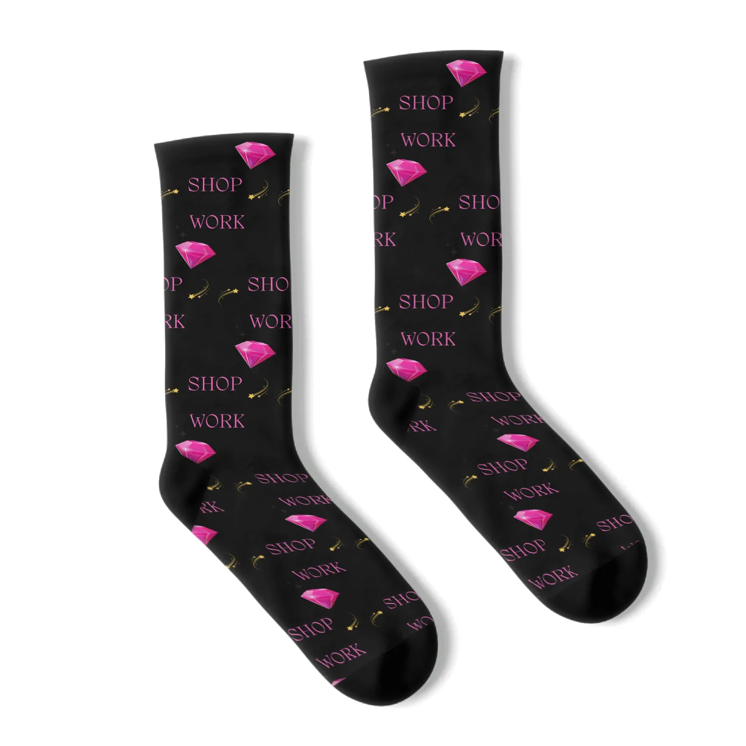 Born to Shop Forced to Work Women Socks
