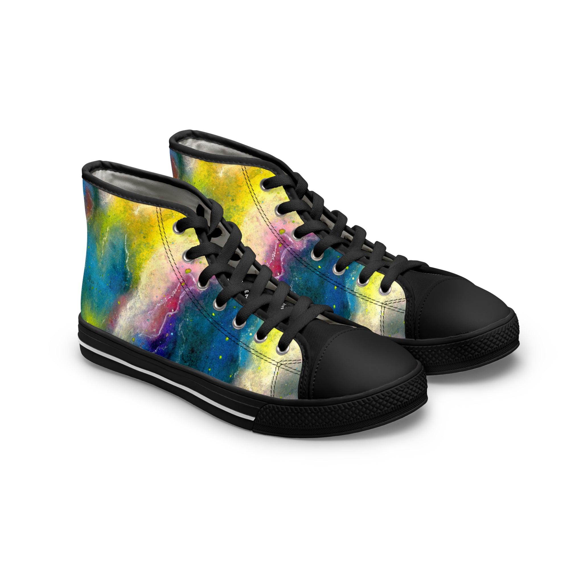 Sunrise Galaxy Classic High Top Sneakers