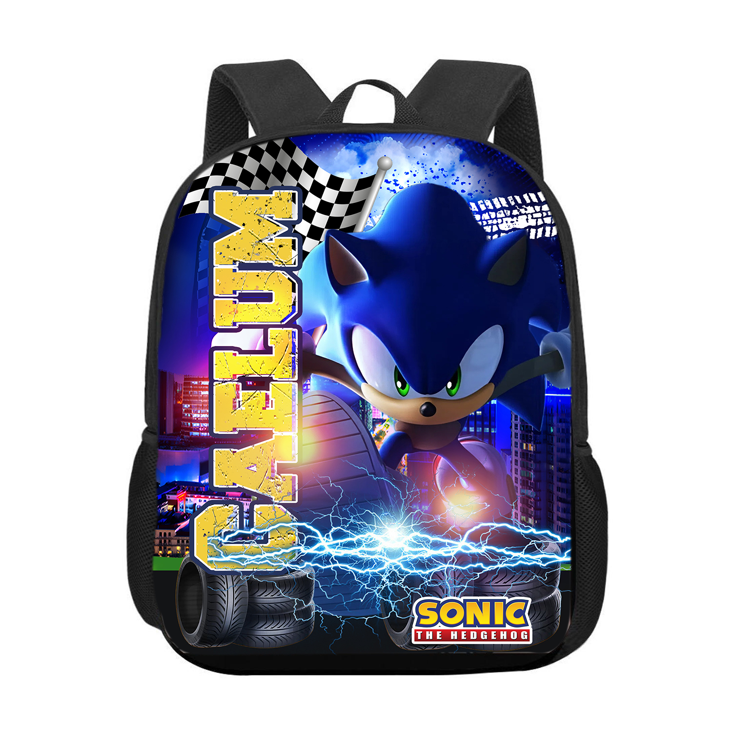 Personalized Backpack Boy Soonic Backpack - Custom Backpack for Kids -Book Bag