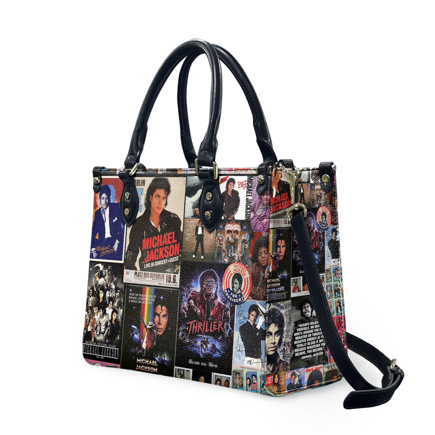 Michael Jackson Leather Handbag, Michael Jackson Lover Handbag, Michael Jackson