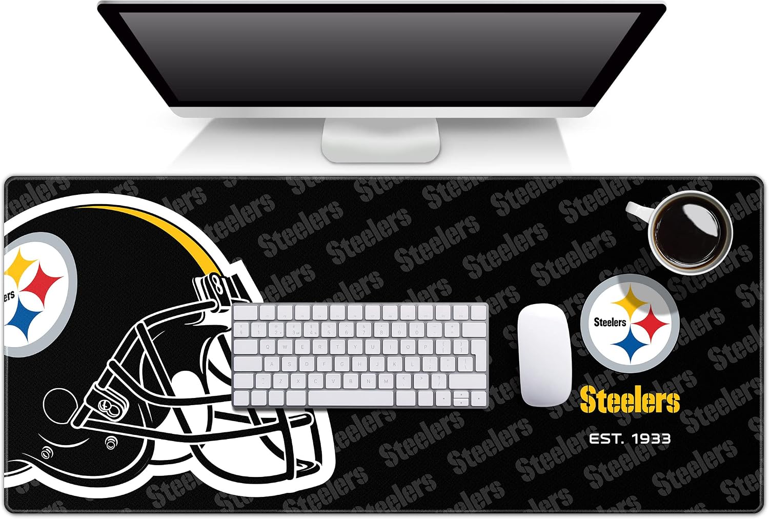 Steeler football Logo Series Deskpad