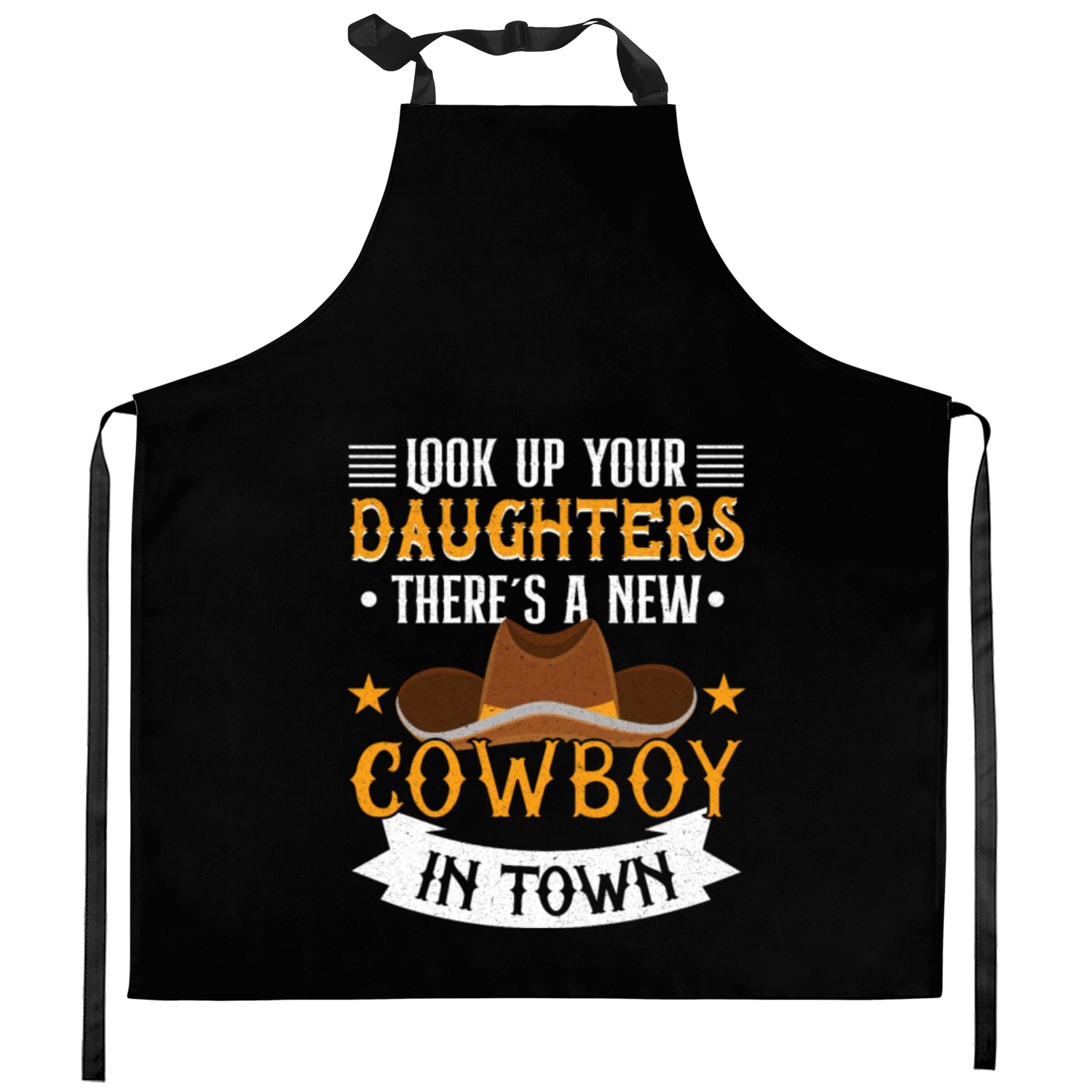 Cowboy Barn Bull Rider Rodeo Country Western Movie Kitchen Aprons