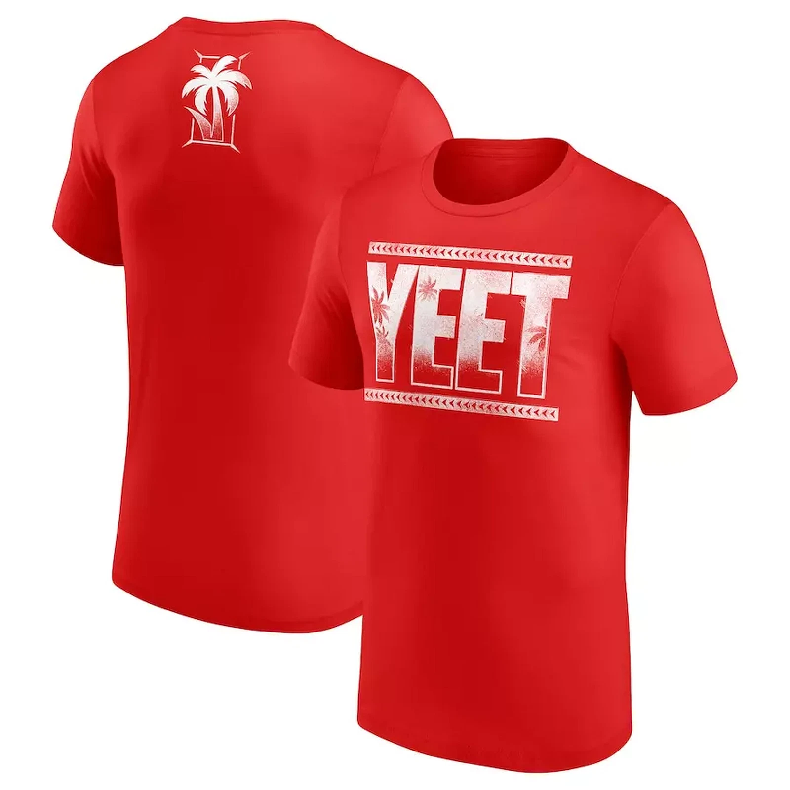 Jey palm tree Uso Yeet T-Shirt - Red - Mensshirt Size S-5XL Unisex Shirt S-5XL