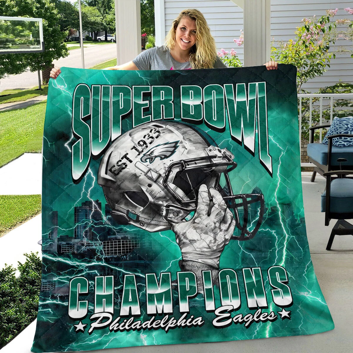 Philadelphia Eagles Quilt Blanket