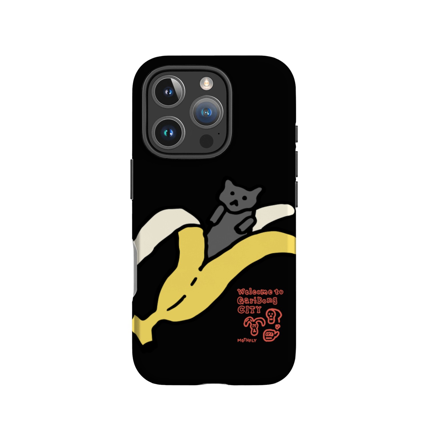 Bananyang - 003. Black IPhone Cases