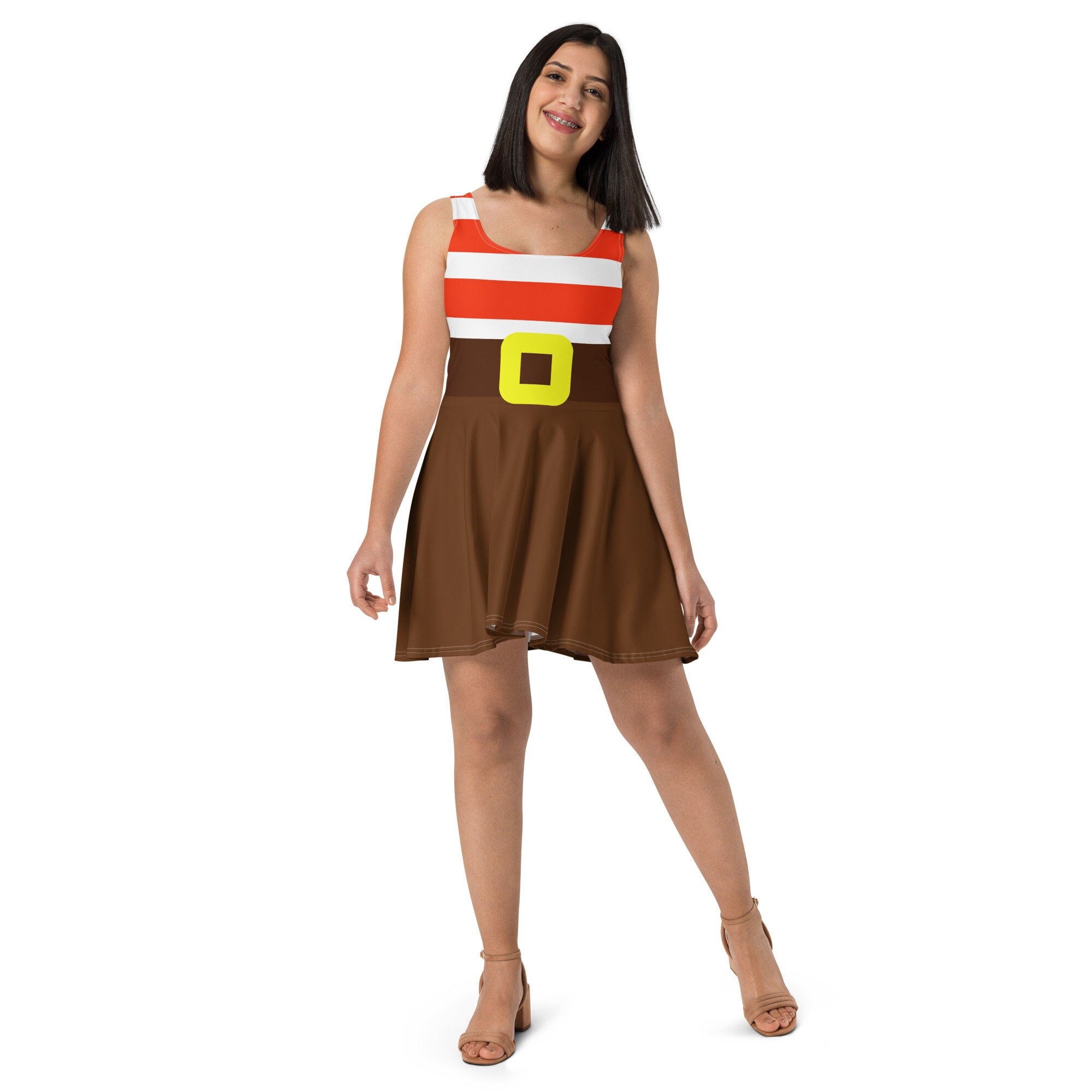 Anxiety Running Costume Skater Dress