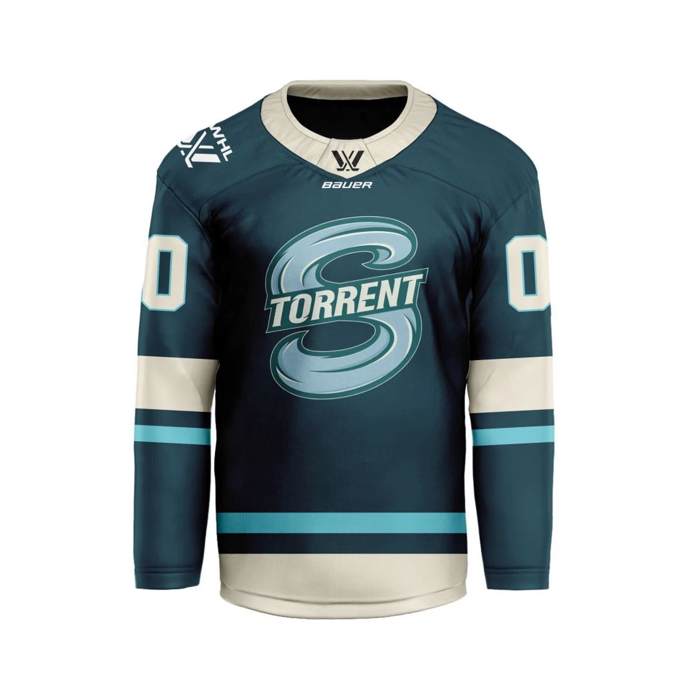 Personalized Seattle Torrent 2025/26 Home V-shaped Hockey Shirt Men's Fan Gear
