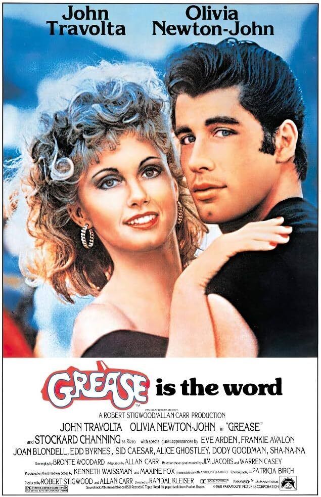 Grease - Movie Poster Canvas