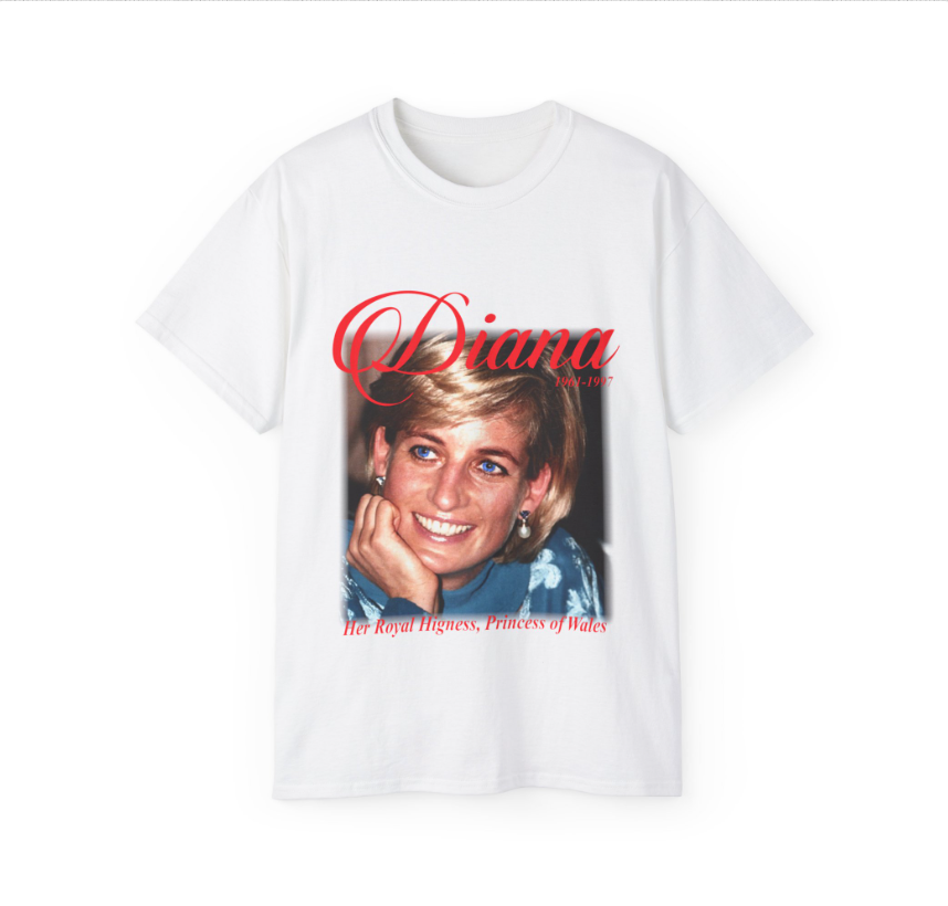 Original Moby Thrift Princess Diana Tee