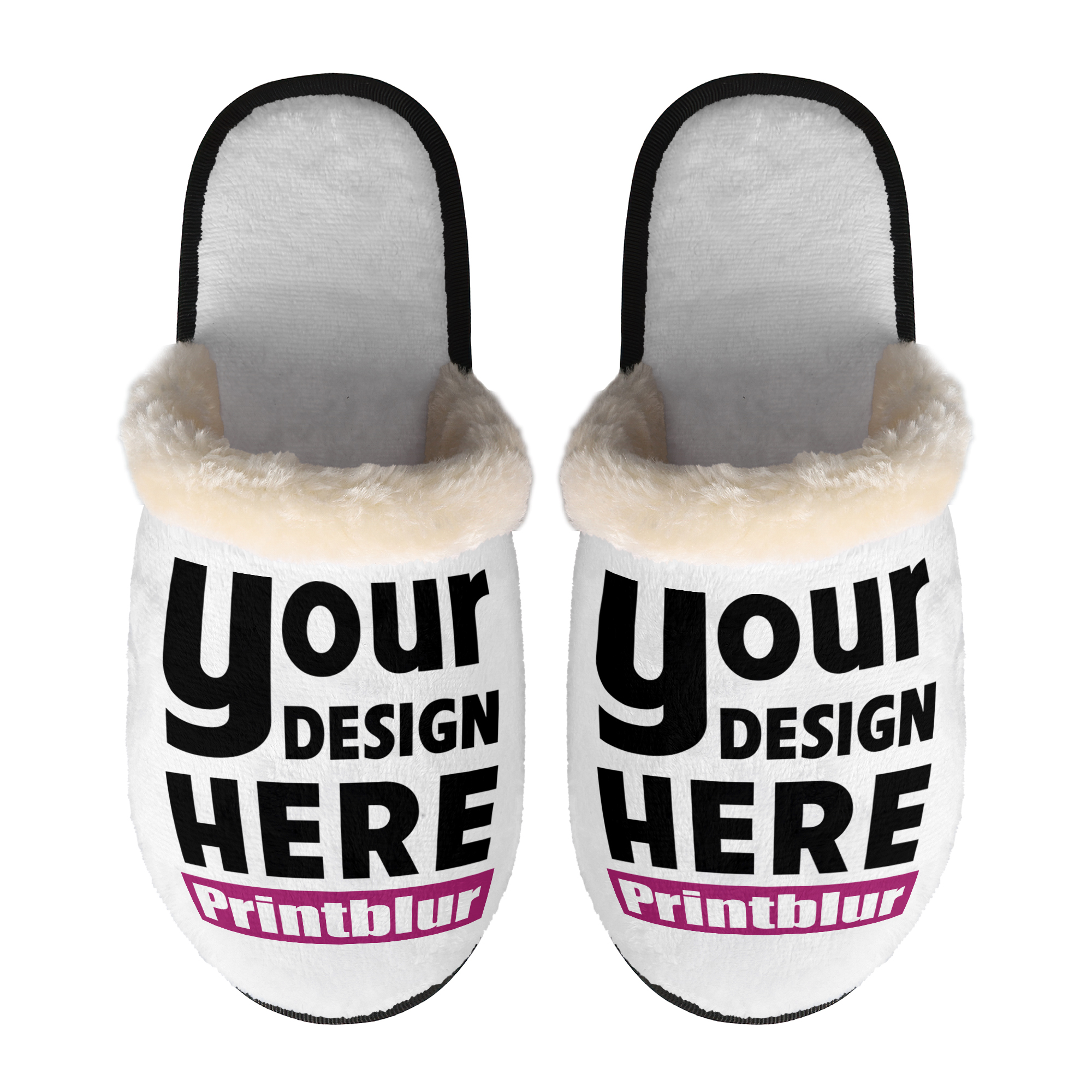 Custom Fuzzy Slippers