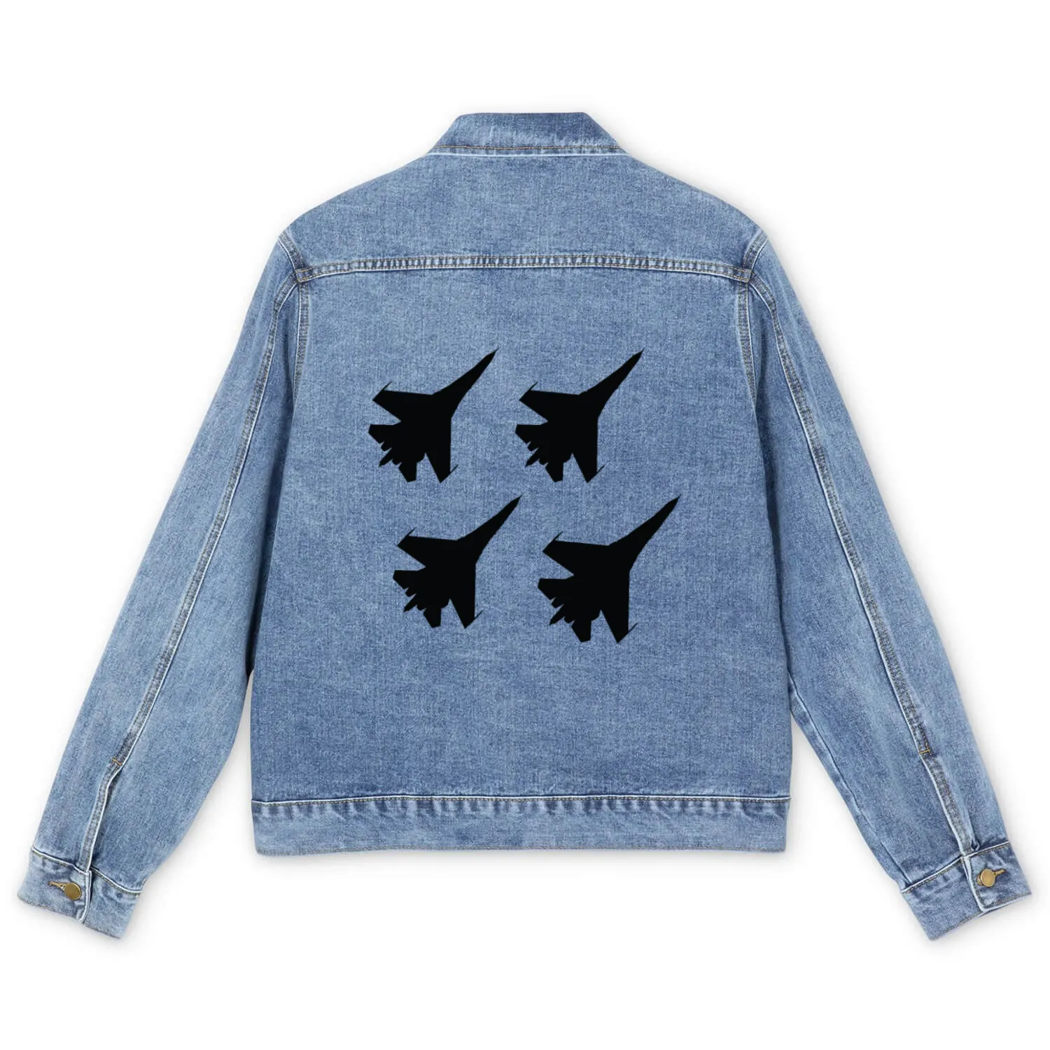 Addicted to planes Men's Denim Jackets