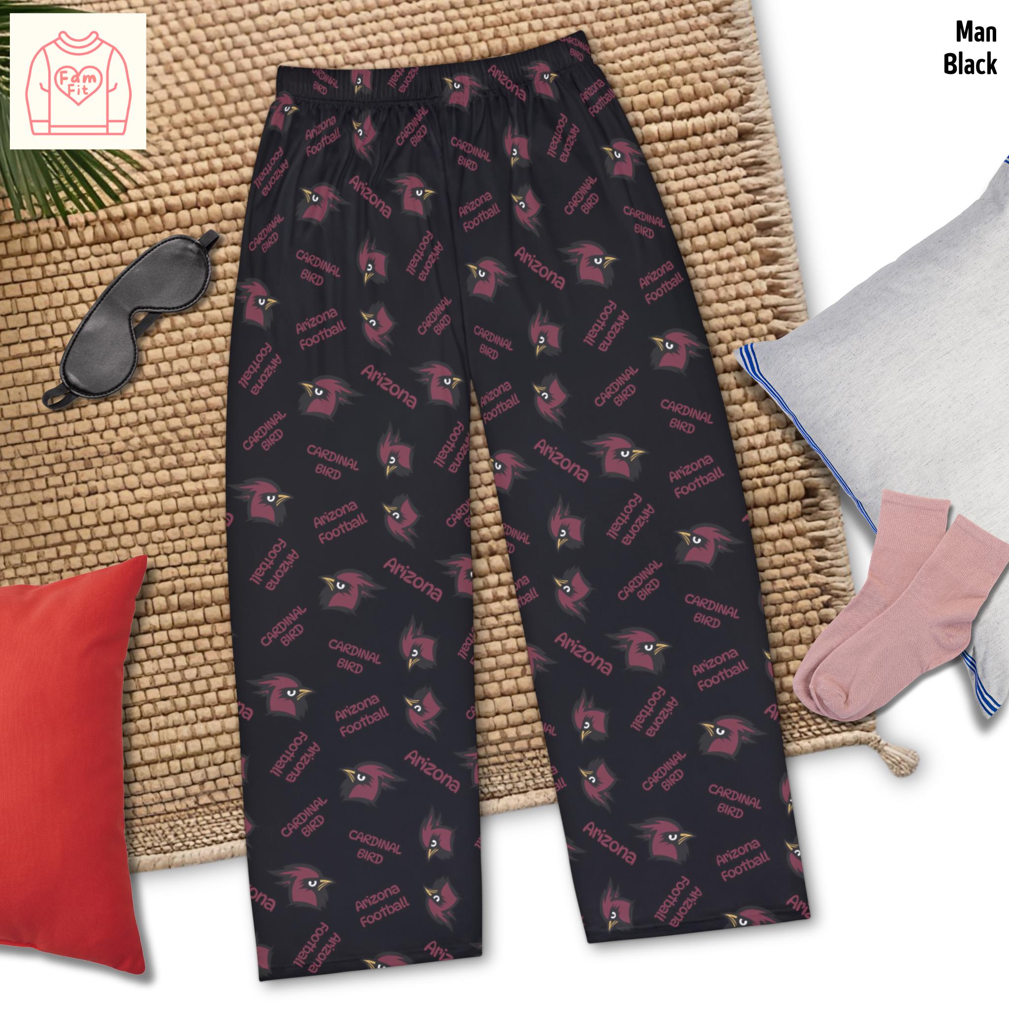 Arizonna Women's and Men's Pajama Pants with Football Fan Pattern