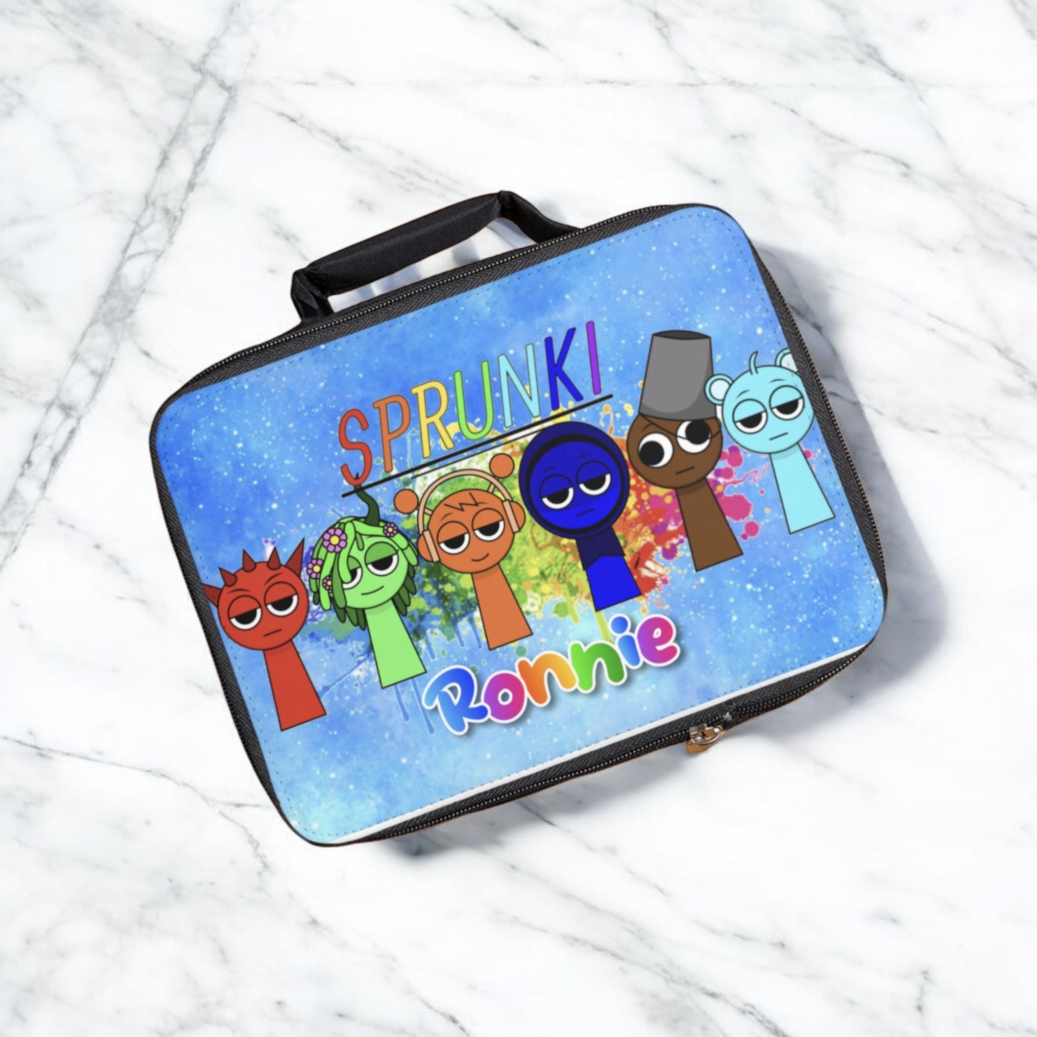 kids Sprunki cooler lunch bag