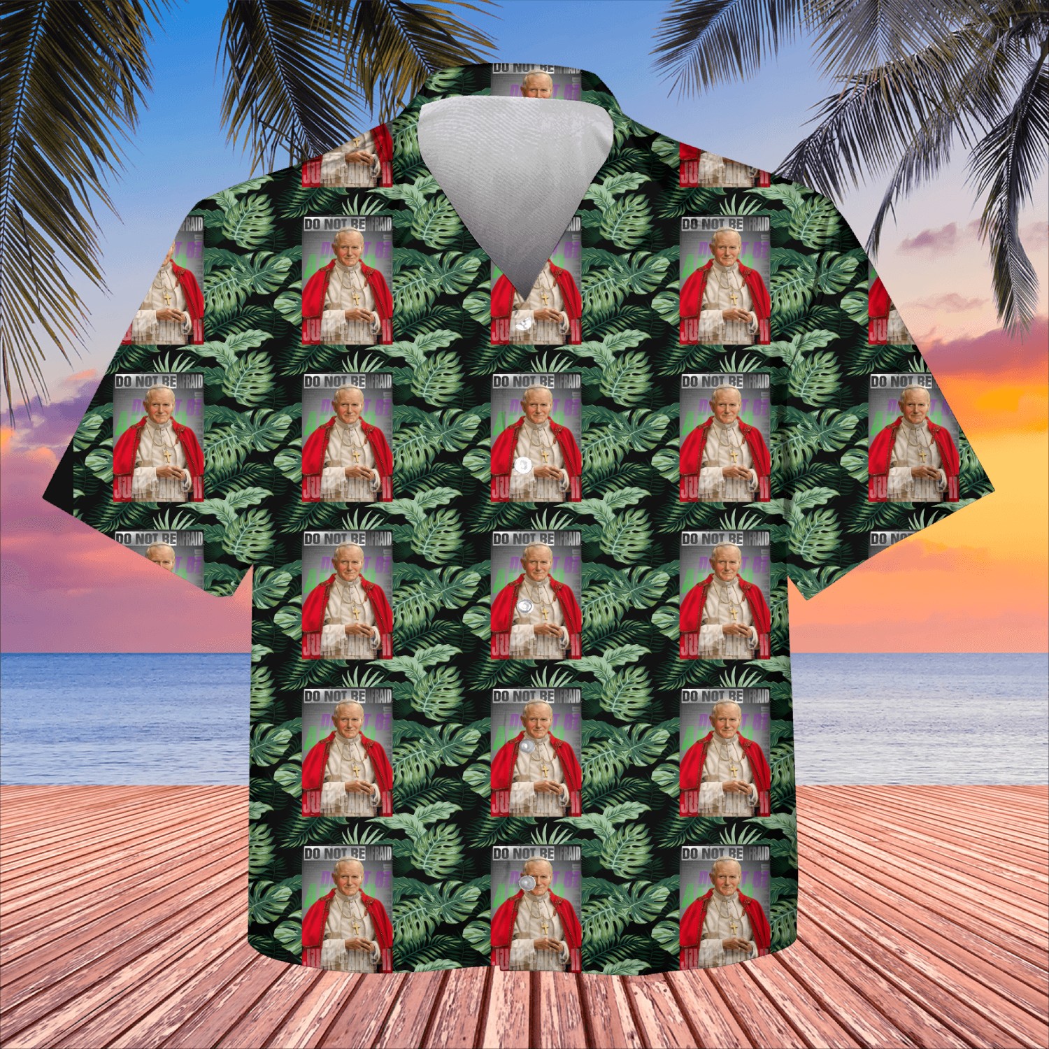 Pope St. John Paul II Do not be afraid Kids Hawaiians