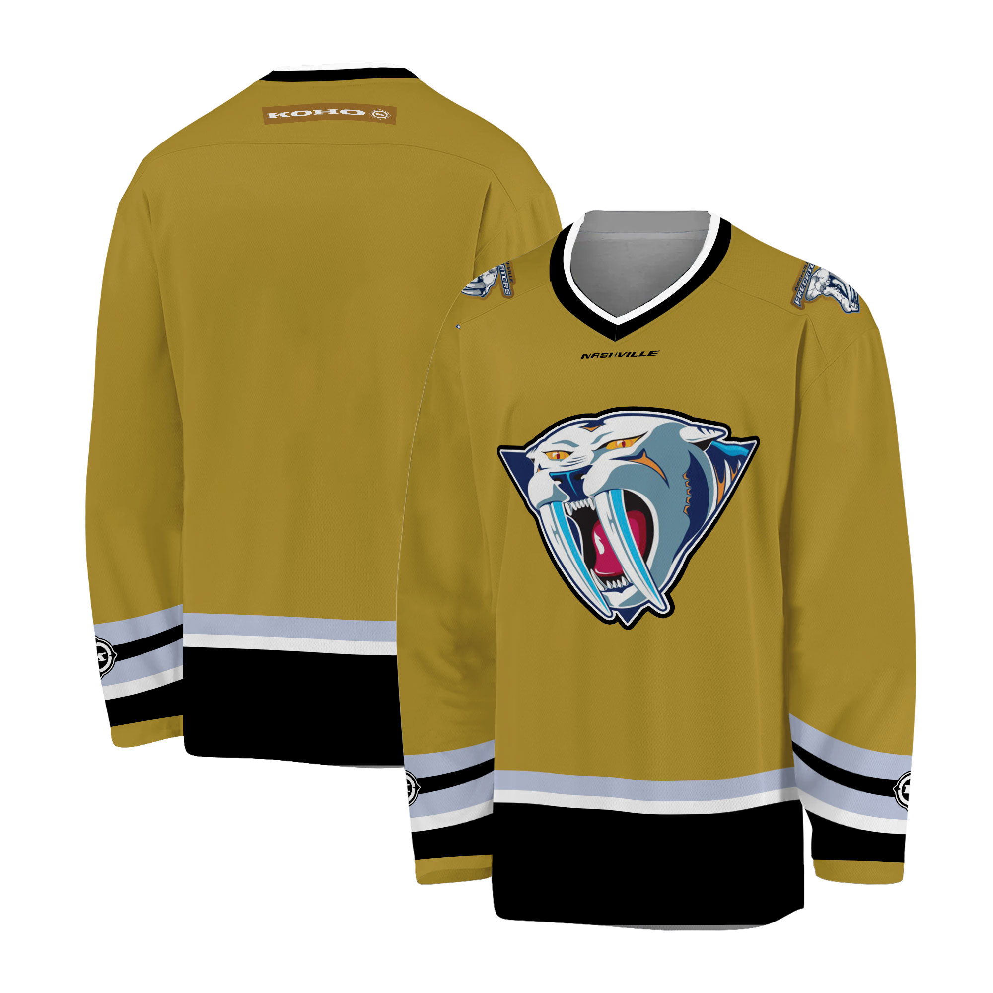 Nashville Predators Vintage 90s Koho Hockey Jersey - Sewn