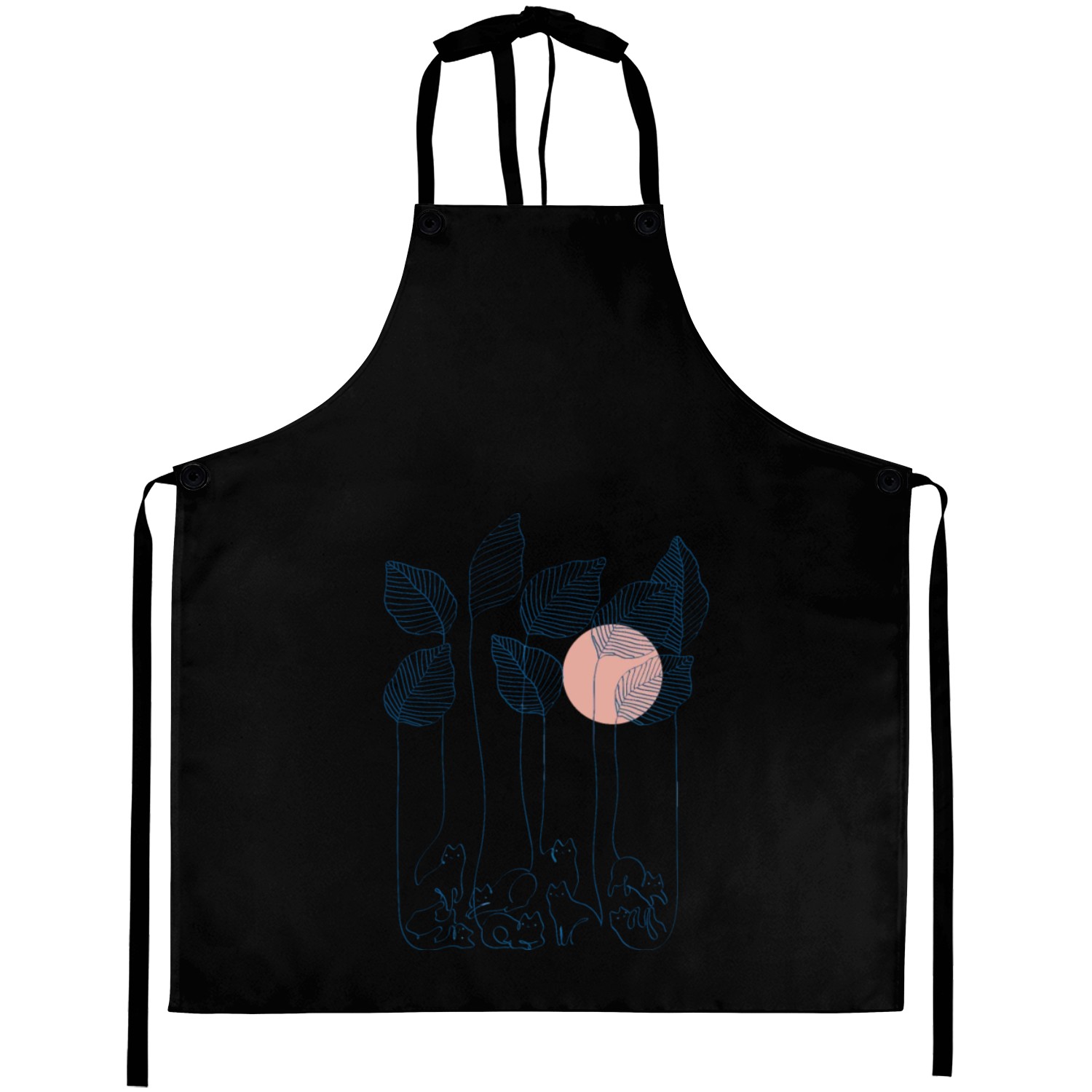 Cat and Plant 40 Aprons