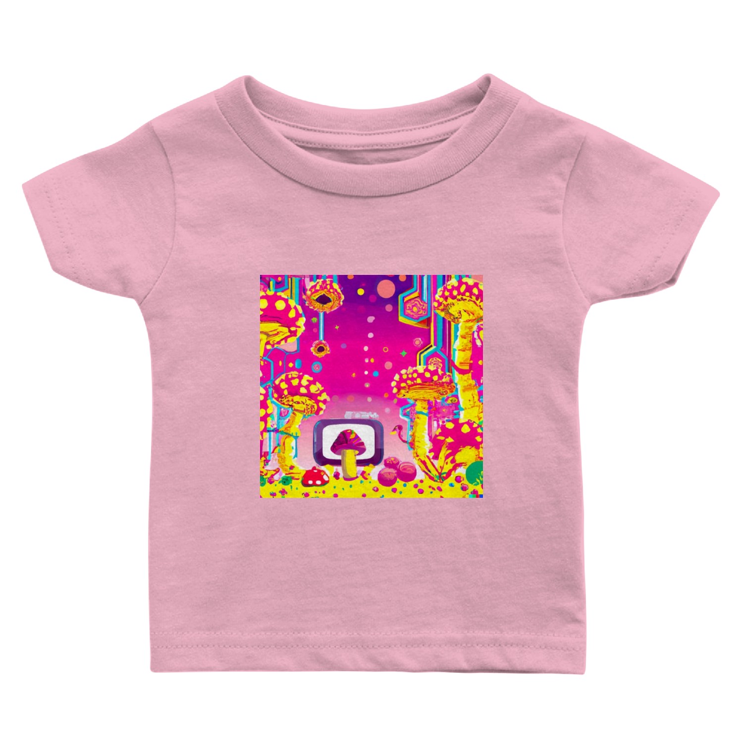 Psychedelic Video Game Fantasy World Baby T Shirts