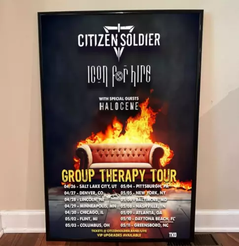 Citizen Soldier + Icon For Hire - Tour 2024 Poster