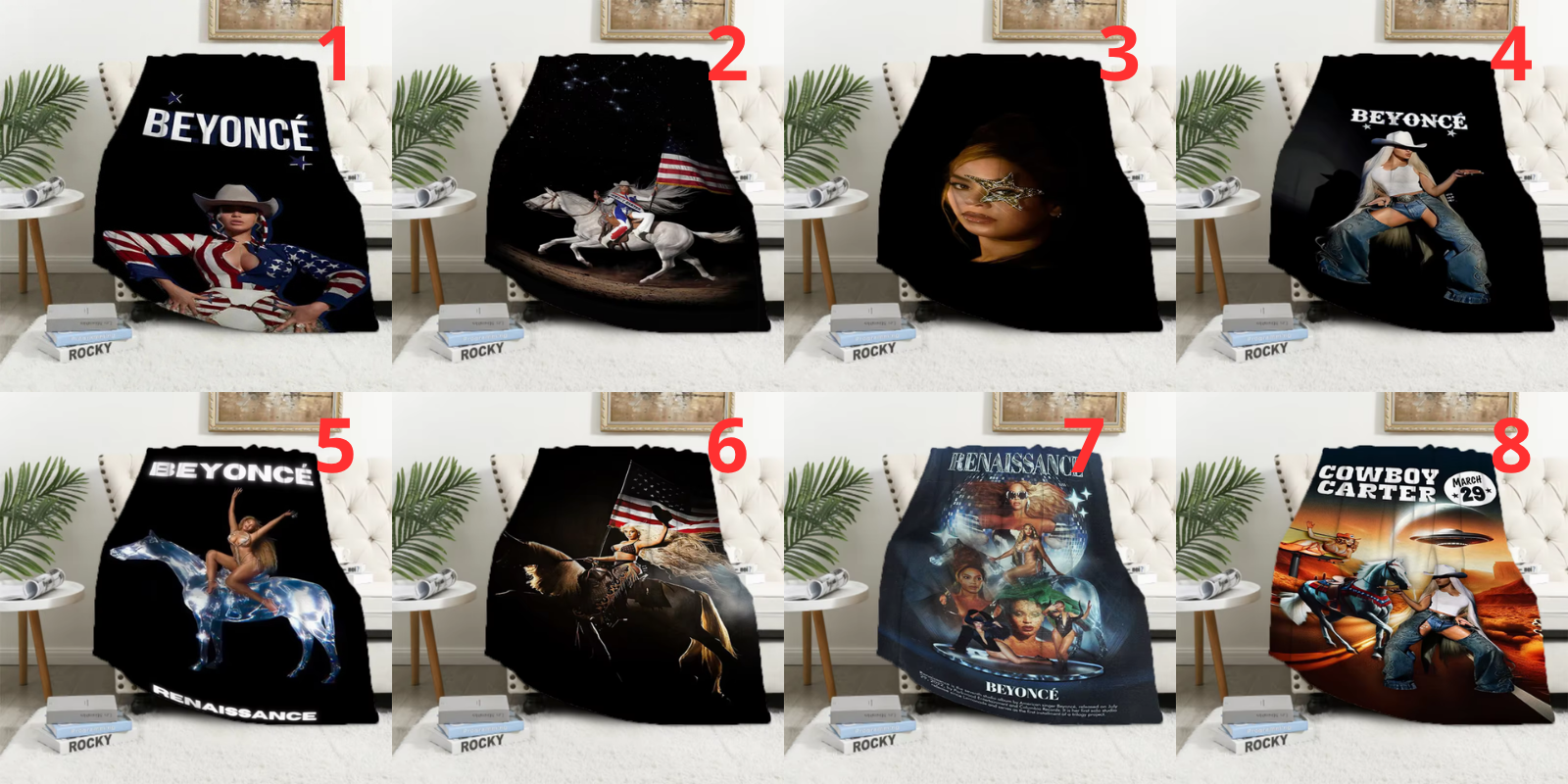 Beyoncé Singer Fleece Blanket | Gift For Fan