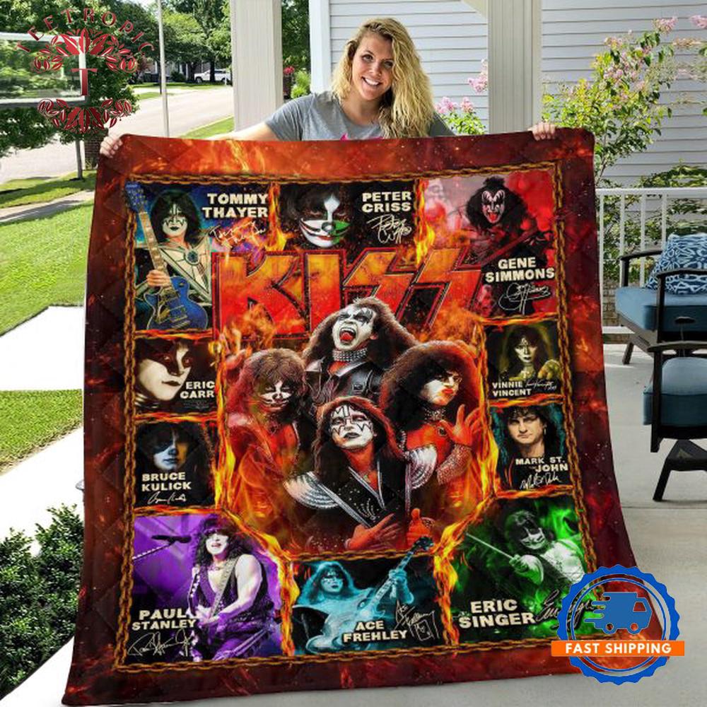 KISS Music Quilt, Gift for Fan