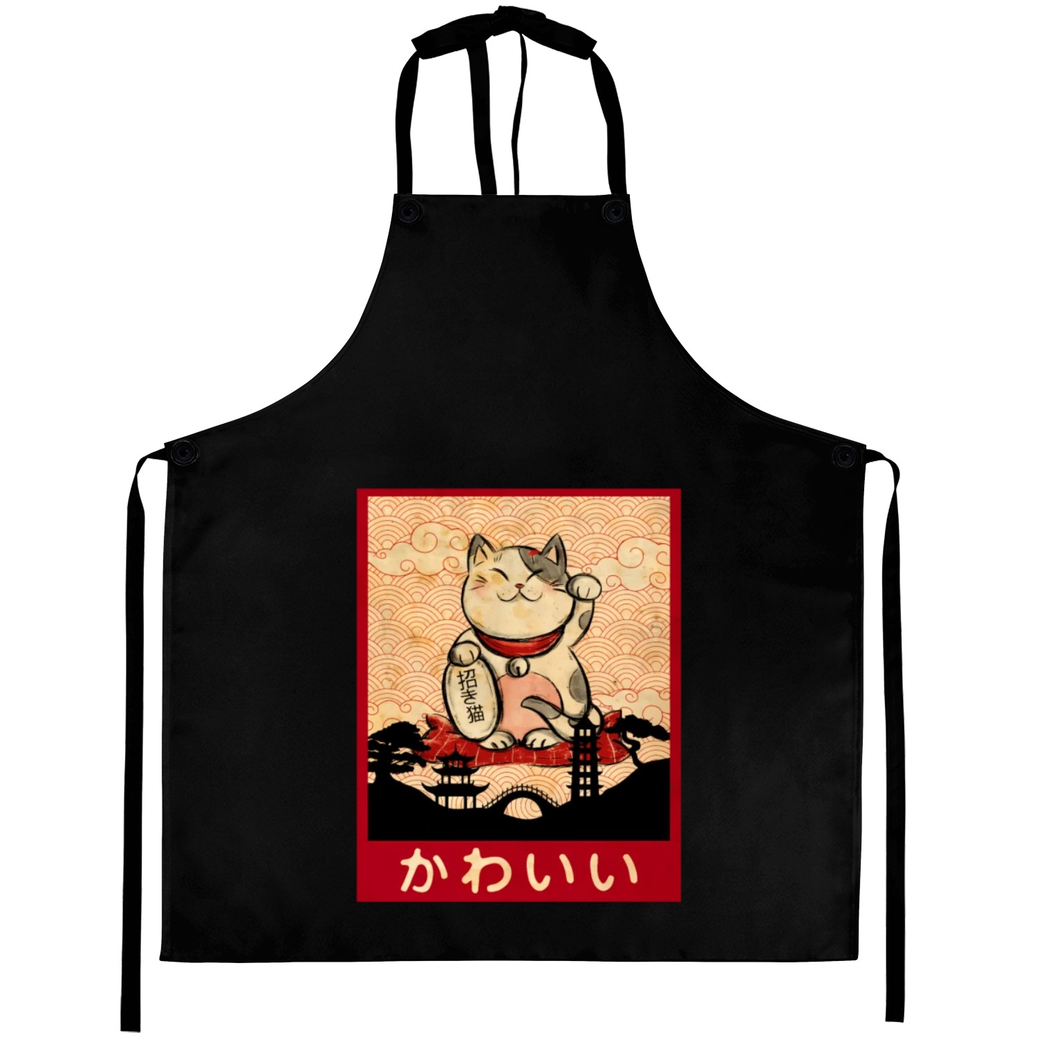 Cat Ramen Bowl Anime Japanese Noodles aii Neko Aprons