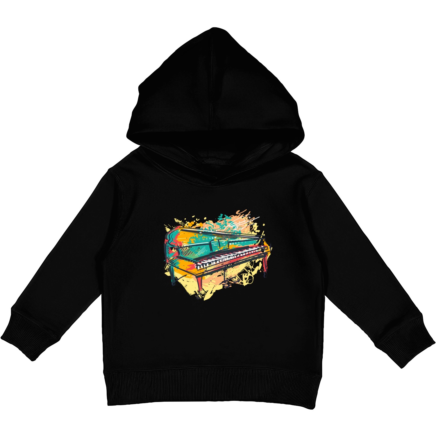 Piano Fantasy Kids Pullover Hoodies