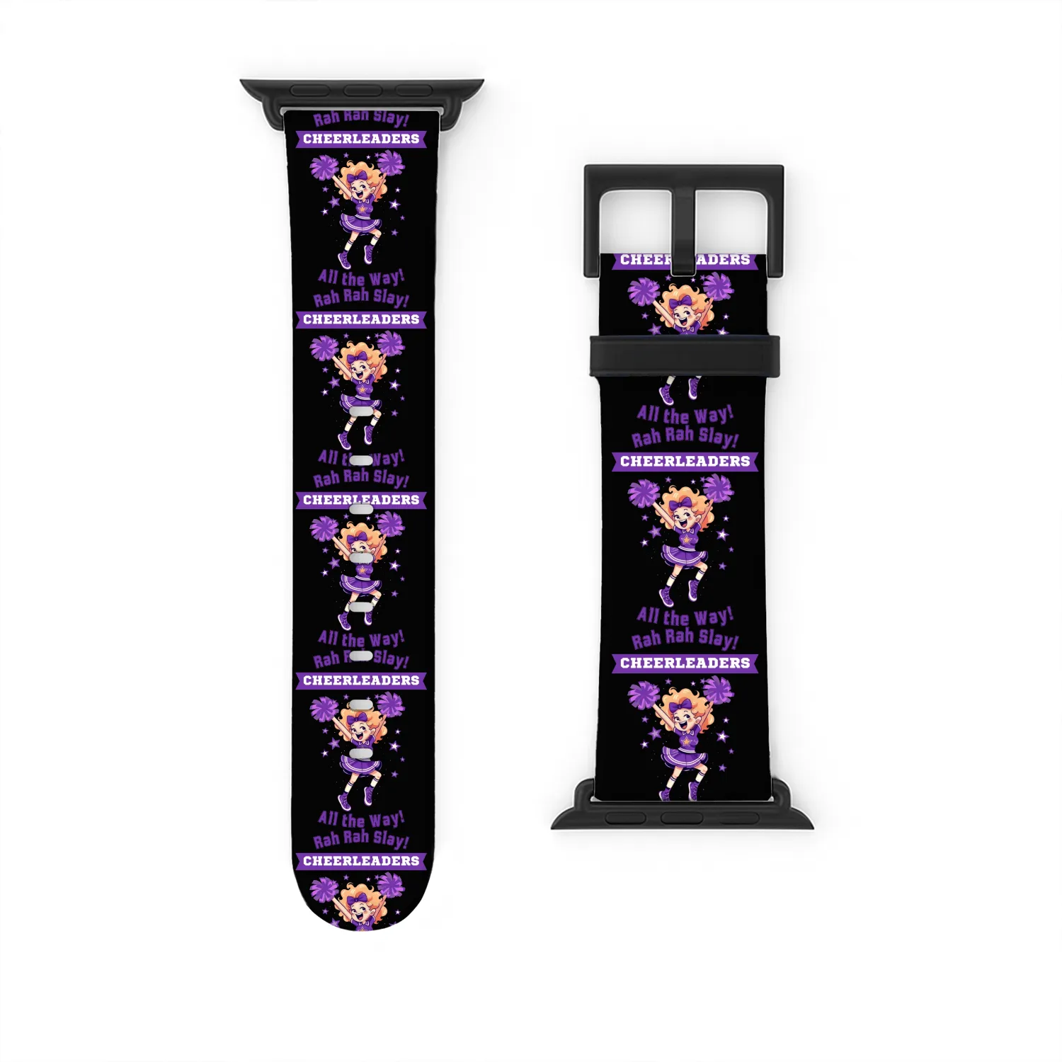 Rah Rah Slay Cheerleaders all the Way Cheer Design Watch Bands For Apple Watch